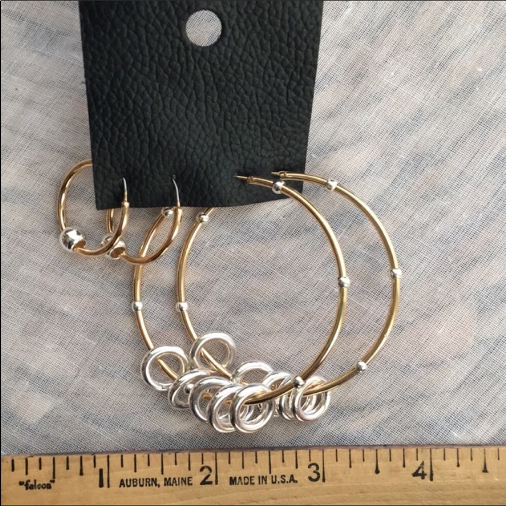 Free People Santa Fe Golden Sun Hoop Earrings - Picture 5 of 6